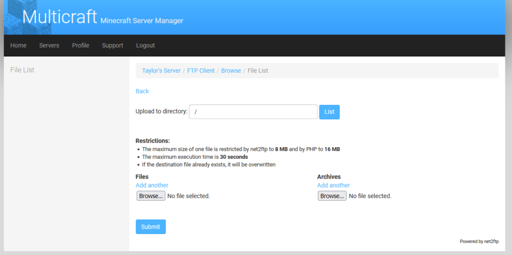 Installing Mods On A Minecraft Java Server Using Multicraft And The ...