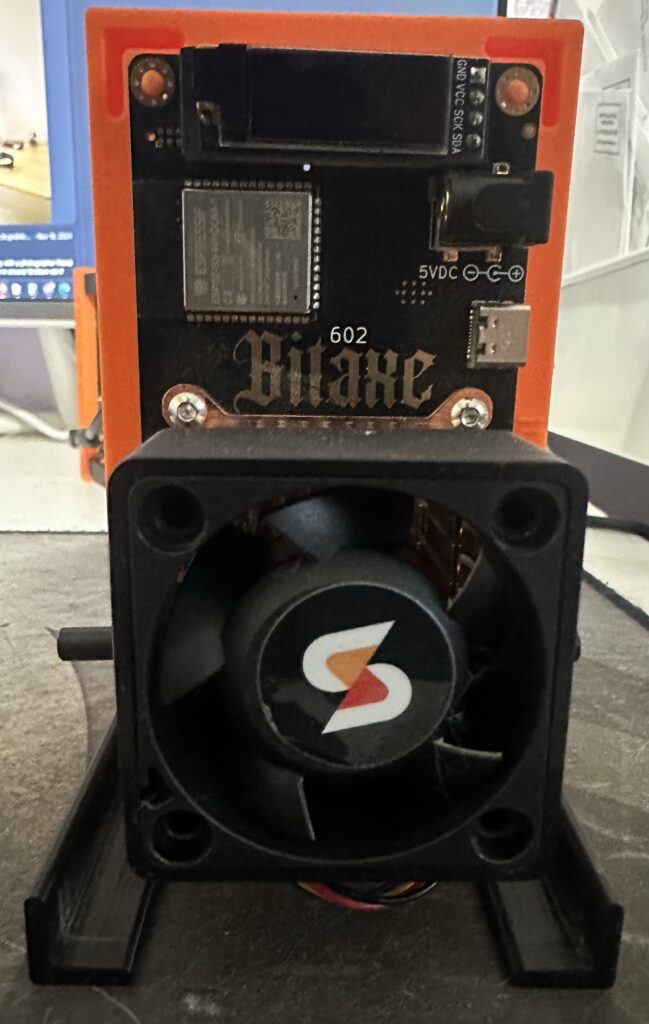 Bitaxe Gamma Model 602 with a single Bitmain BM1370 ASIC